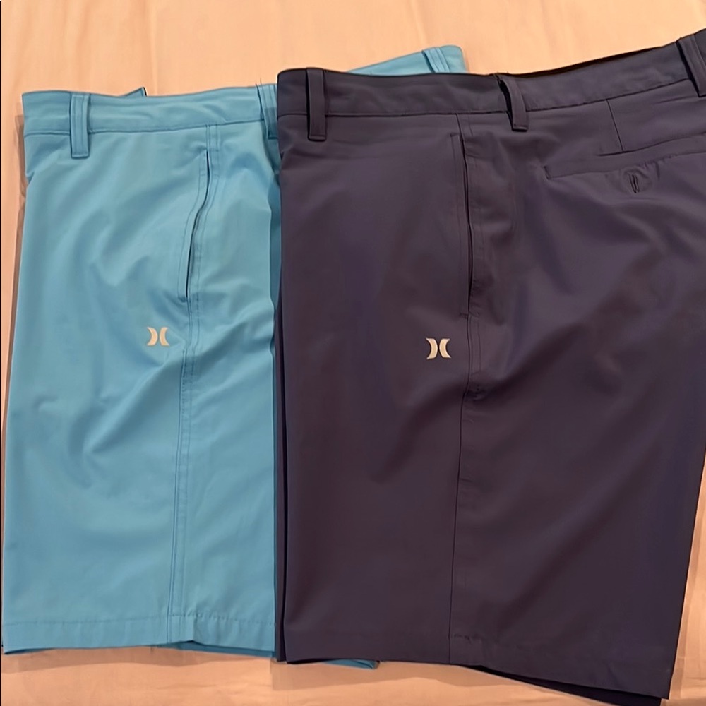 Hurley Men's Blue and Navy Shorts